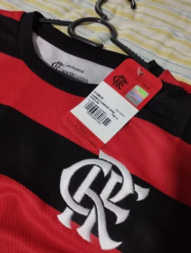 camiseta Oficial listrada do Flamengo