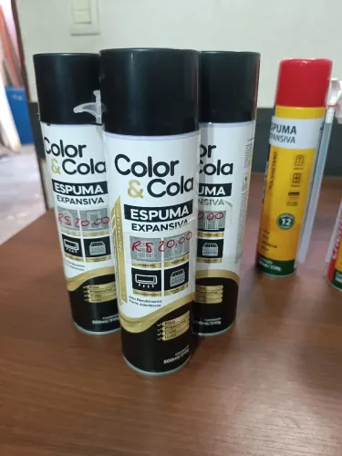 Espuma Expansiva Color e Cola 500ml