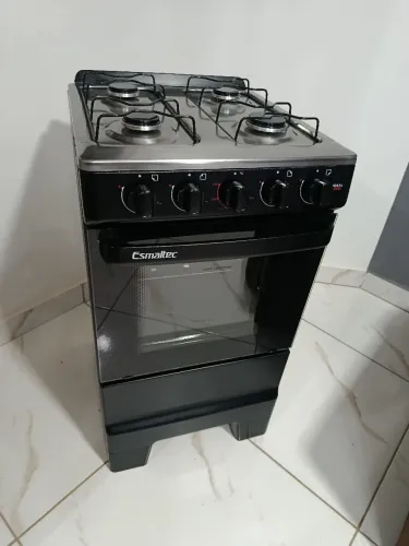 Fogão Esmaltec manual semi-novo modelo novo passo cartão faço entrega 
