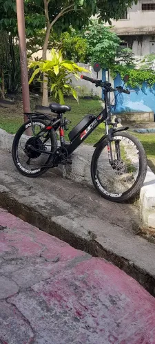 Bike eletrica bateria C defeito mas anda