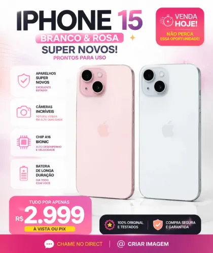 Iphone 15 Novinho