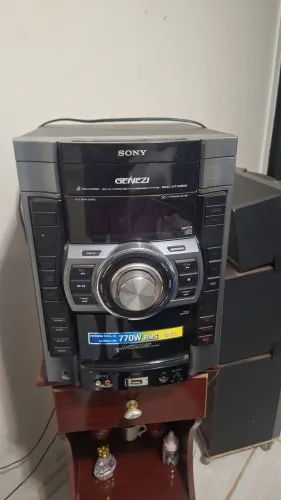 Som Sony Genezi - 6 caixas de som - Com defeito