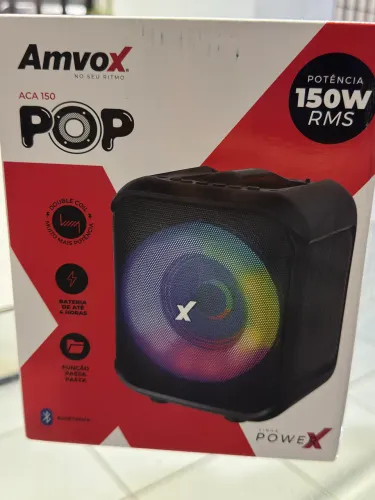 Caixa de Som Amvox ACA 150 POP 150W RMS - Nova na Caixa