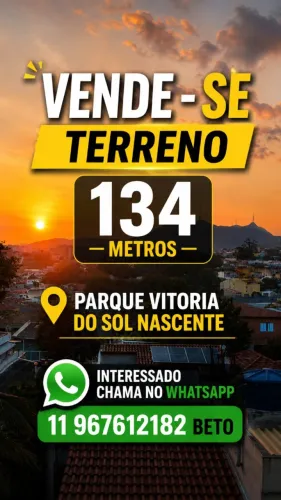 Terreno no Sol Nascente 134 metros