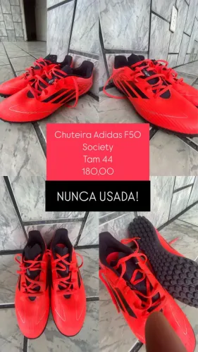 Chuteira F50 adidas 44