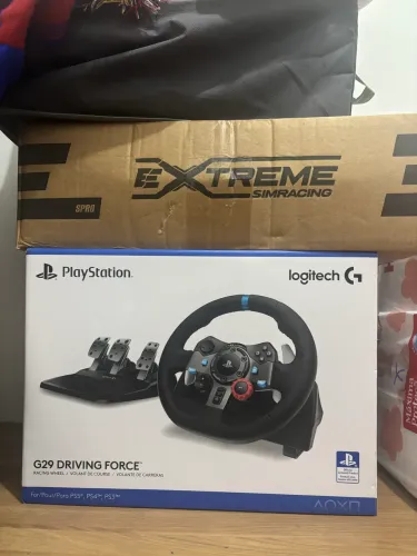 Kit Volante Logitech G29 + Suporte Extreme Simracing SPRO