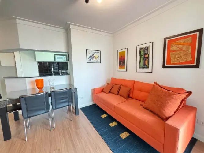 Apartamento Mobiliado Pinheiros | 2 vagas | Academia | Piscina | Sauna