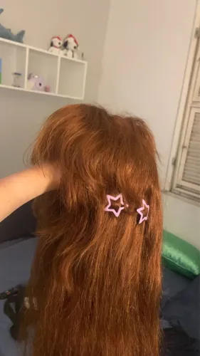 Peruca lace humana ruiva LEia a descrição urgente 