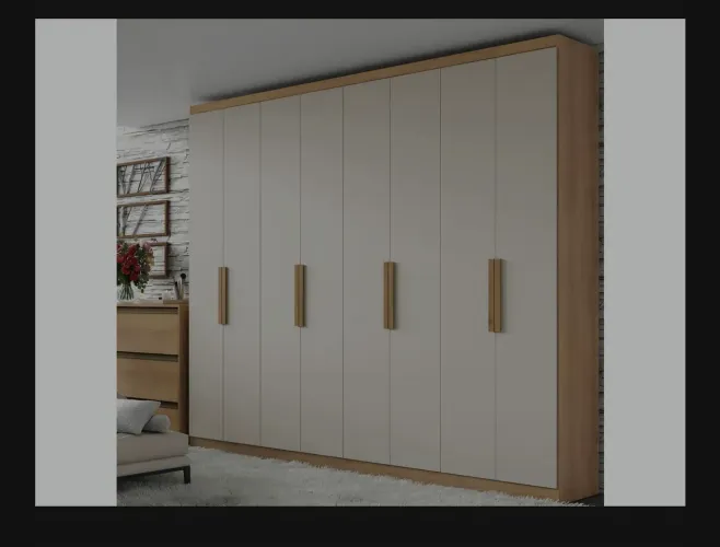 Guarda Roupa Casal 8 Portas Milan THB