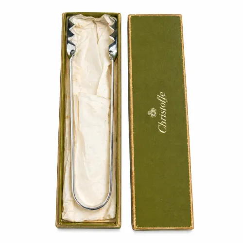 Pinça para Açúcar Christofle Vintage - Peça Antiga com Estojo Original