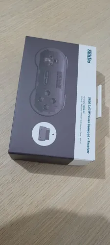 Controle 8BitDo SN30 Preto (Novo Lacrado)