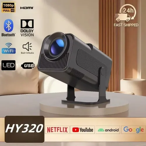 Projetor android HY320 testado e novo acompanhando caixa zerado.