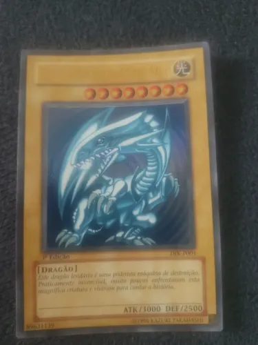 Card colecionável Yu-Gi-Oh original 2002