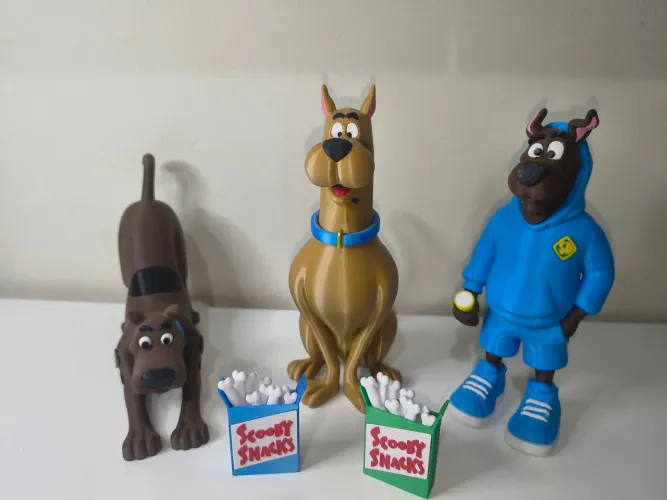 Scooby-Doo impressão 3D (ESCOLHA O SEU MODELO)
