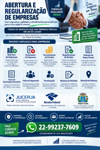 Abertura de empresas e consultorias