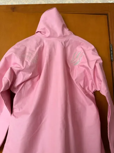 Kit capa de chuva moto rosa Alba novo