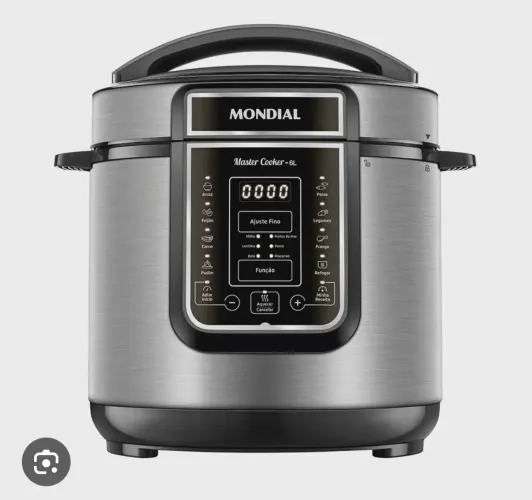 Panela de Pressão Elétrica Mondial Master Cooker 5L - NOVA/LACRADA