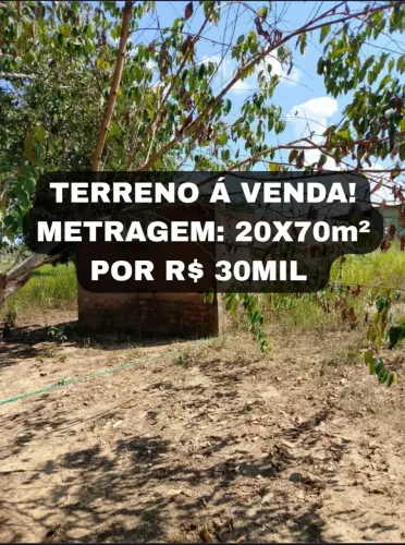 VENDO TERRENO DE 20x70m² EM PORTO VELHO RONDÔNIA