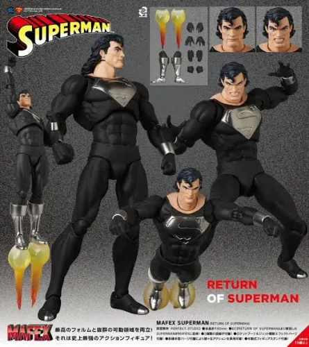 Superman Returns Black Suit Mafex