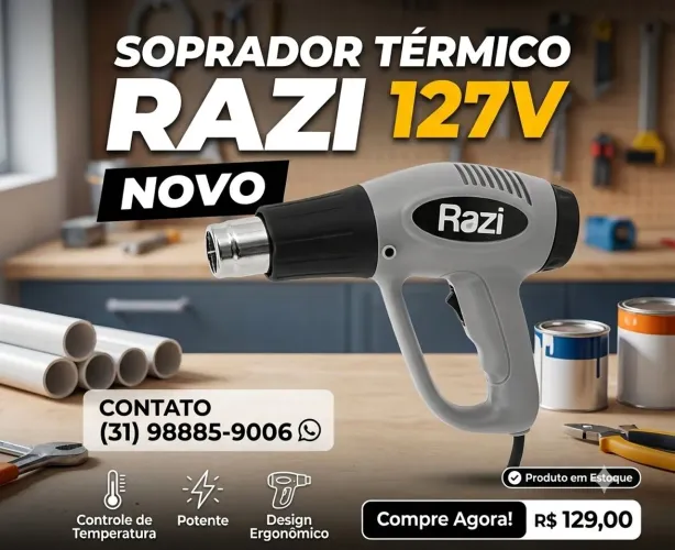 Soprador térmico razi 127v