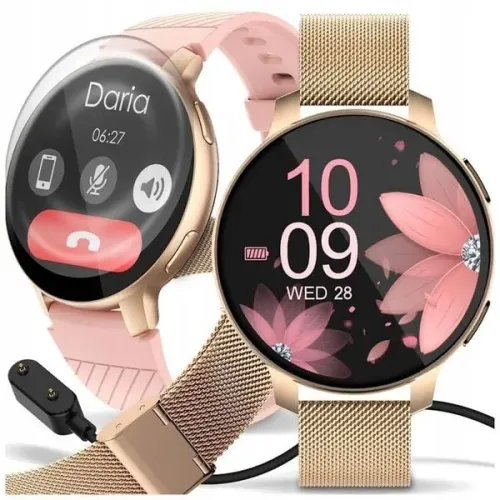 Smartwatch Zeblaze Lily 2 Amoled Hd 1.2 Ip68 2 Pulseiras Faz e Recebe Chamadas