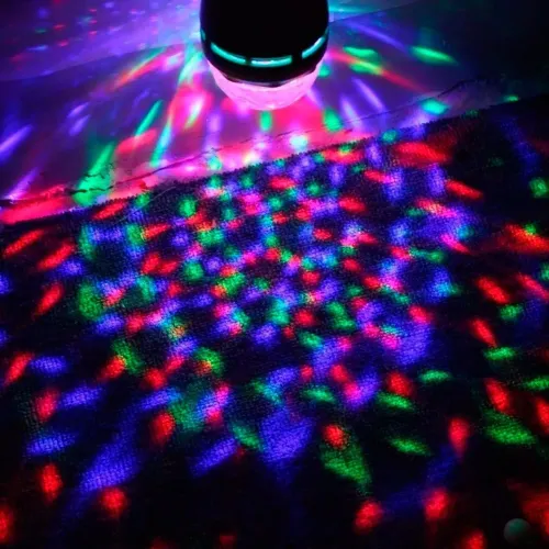 Lâmpada jogo de luz pra Festa