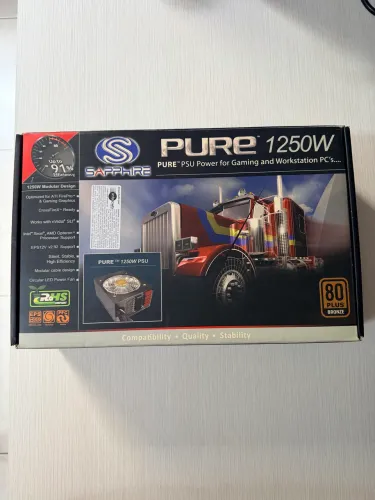 Fonte Sapphire ATX Pure 1250W SFI1250AWT PSU1250SR