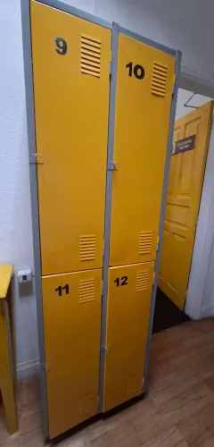 Armário de aço Locker 4 lugares grandes
