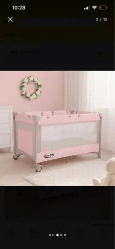 Vendo Berço Chiqueirinho Bebê, 2 Alturas Regulável