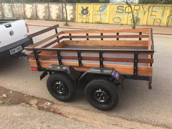 Carreta Fazendinha 2 EIXOS 1,50 x 3,00