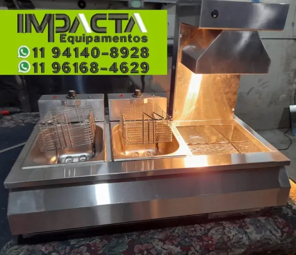 Fritadeira com Secador de Batatas Inox Sob Medida