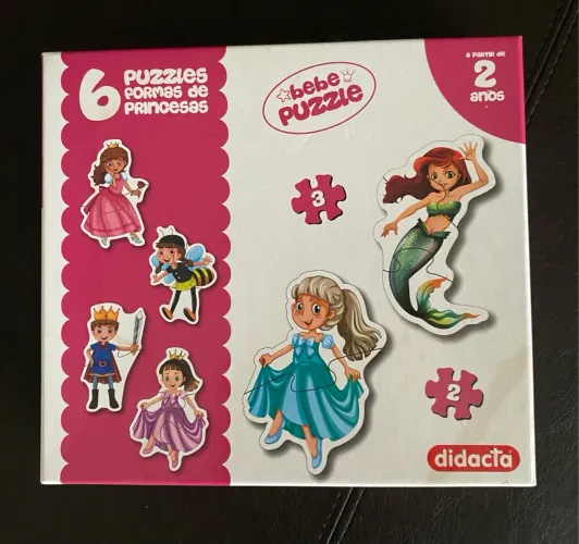 Quebra-cabeças em formato de princesa x 6 - Didacta