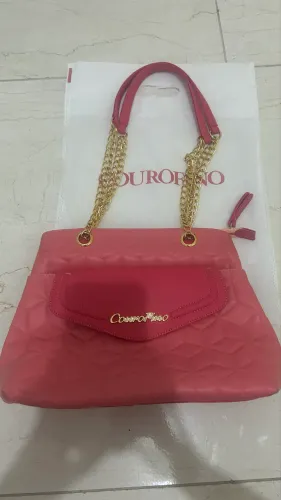 Bolsa Couro Fino Nova