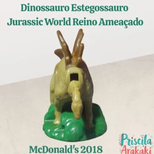 Dino Estegossauro Jurassic World McDonalds 2018