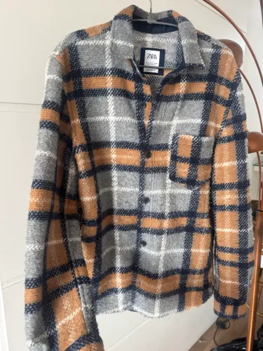 Camisa flanelada Zara xadrez