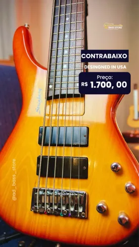CONTRABAIXO 6 CORDAS Strinberg - TOP! | ATIVO