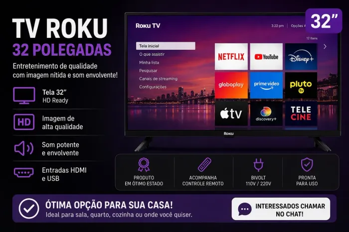 Televisão Roku 32 