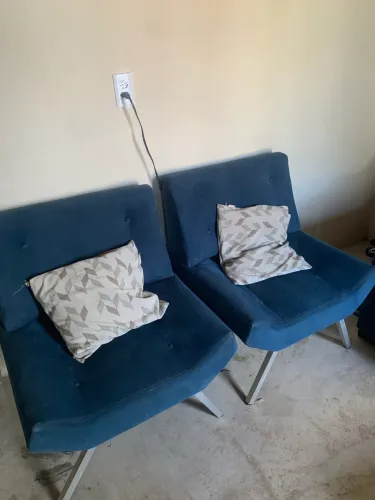 Conjunto Poltronas para sala - Azul