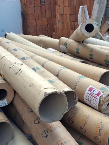 Tubos de papelao para pilar