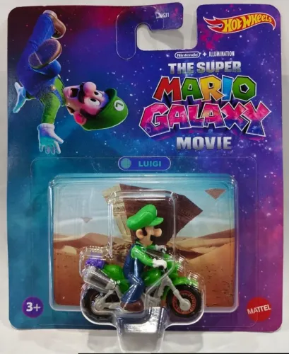 Hot Wheels The Super Mario Galaxy Movie Luigi Mattel