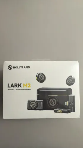 Hollyland Lark M2 Microfone Lapela Sem Fio, Compatível com Android, IPhone 15, Cancelament