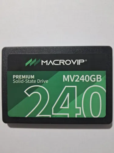 SSD 240GB MACROVIP SATA III 100% SAUDÁVEL