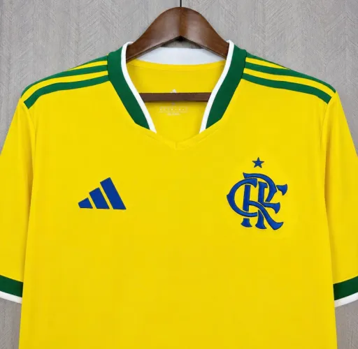 Camisa Flamengo amarela 1.1 PREMIUM