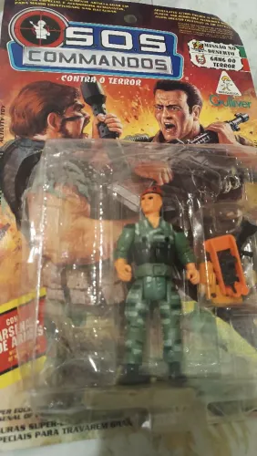 Boneco SOS commandos na cartela