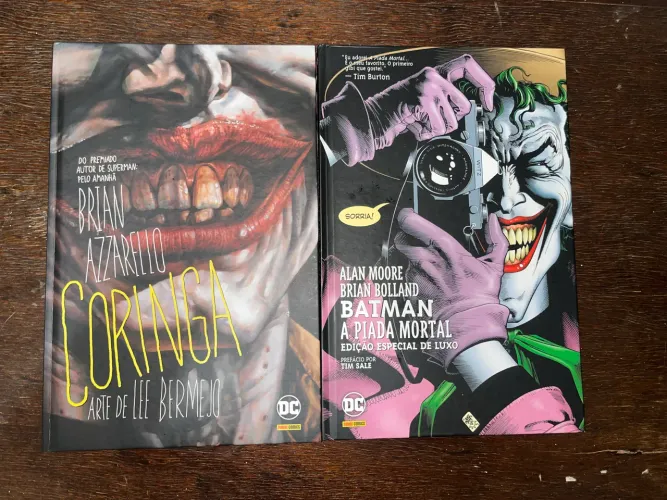 Combo HQs Batman e Coringa - A Piada Mortal + Coringa - Panini