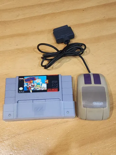 Mouse de snes e mario paint