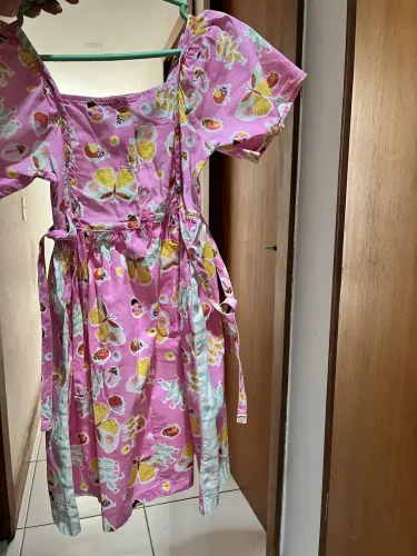 VESTIDO INFANTIL ALPHABETO TAM 6