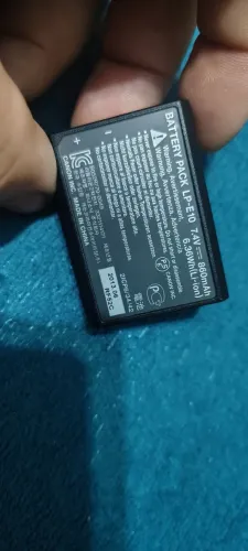 bateria original funcionando perfeitamente para câmera Canon
