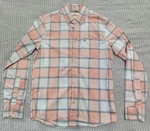 (ORIGINAL, NOVA!) CAMISA XADREZ HOLLISTER (P/M). ENTREGO BH! Parcelo 12x