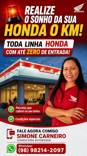 Moto Honda com até ZERO de entrada!
